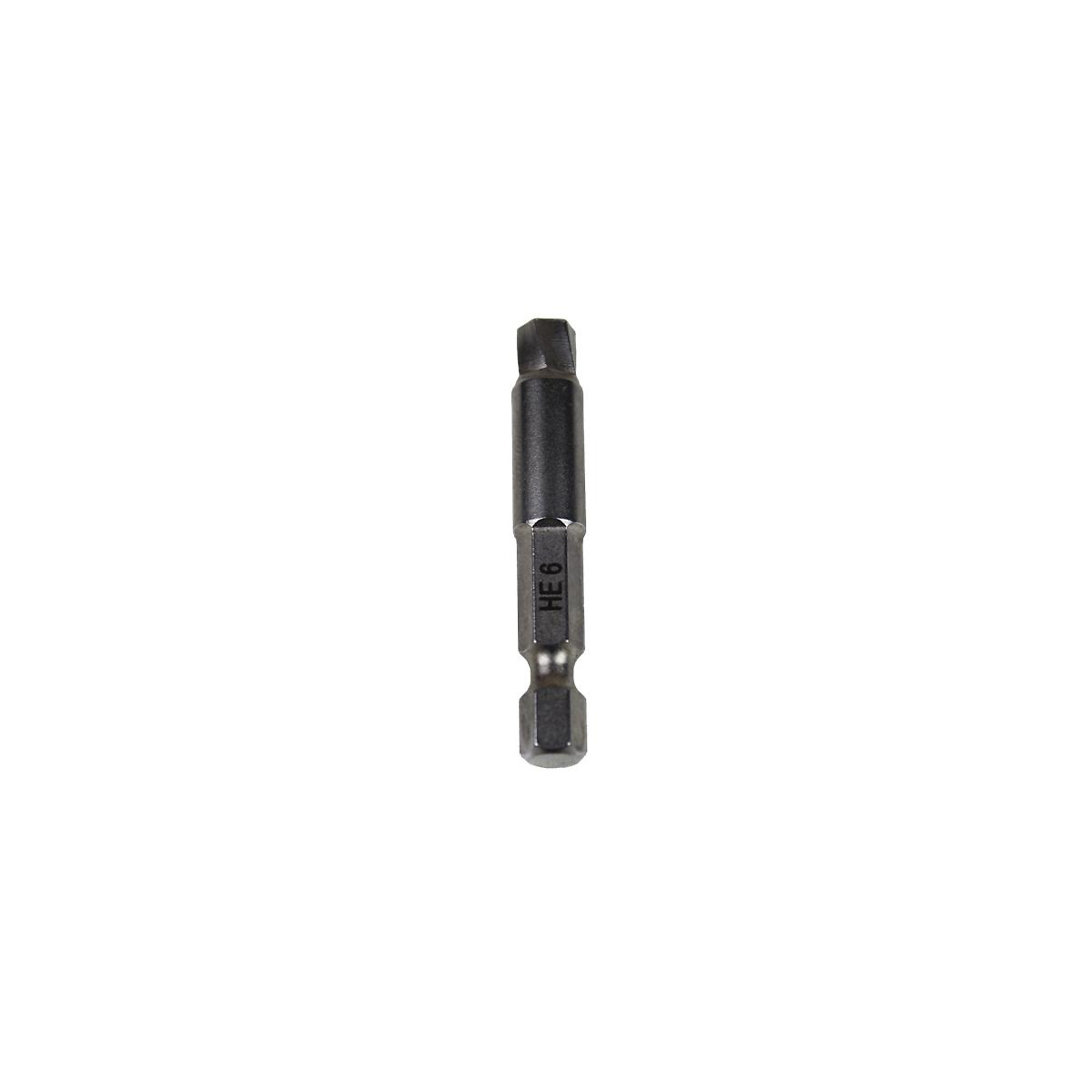 K Tool International Extractor Hex — 6mm, 1/4in. Shank, 50mm Length, Chrome-Plated, Model# KTI75429